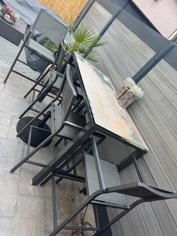 Tuinset Hoge Tafel + 4 Stoelen Bellagio beschikbaar voor biedingen