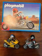 Playmobil motoren - 3 stuks, waarvan 1 nog in doos, Ophalen of Verzenden, Gebruikt, Complete set