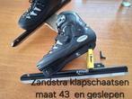 Zandstra klapschaats maat 43 model 3592, Klapschaats, Zandstra, Combinoren, Ophalen of Verzenden