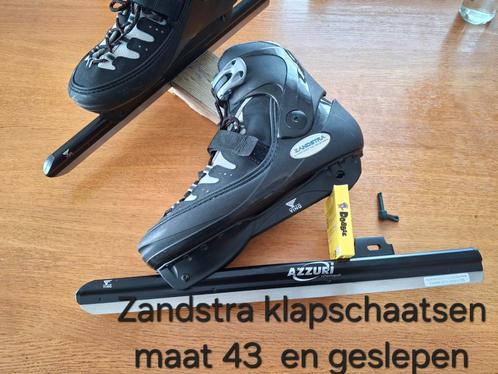 Zandstra klapschaats maat 43 model 3592, Sport en Fitness, Schaatsen, Zo goed als nieuw, Combinoren, Zandstra, Klapschaats, Ophalen of Verzenden