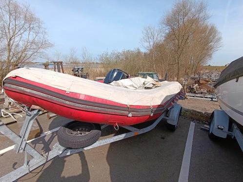 Zodiac MK2 Futura 450, Watersport en Boten, Rubberboten, Gebruikt, Overige merken, Aluminium, Minder dan 70 pk, Benzine, Ophalen