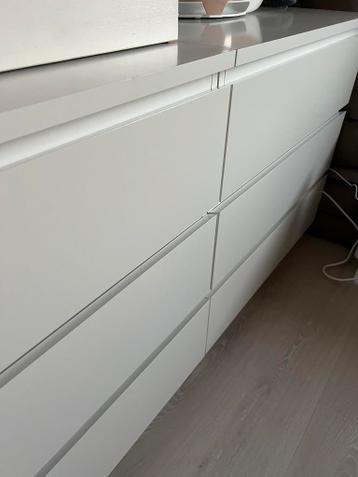 Ladekasten Malm ikea 2 stuks wit - afbeelding 2