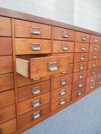 Ladekast papierkast apothekerskast toonbank schoolkast, Gebruikt, 5 laden of meer, 150 tot 200 cm, Ophalen of Verzenden