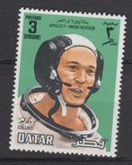 Qatar Michael Collins astronaut Apollo 11, Postzegels en Munten, Overige thema's, Ophalen of Verzenden, Postfris