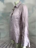 Armani Jeans roze linnen blouse top maat 40 (1C1), Kleding | Dames, Blouses en Tunieken, Gedragen, Maat 38/40 (M), Ophalen of Verzenden