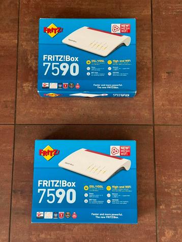 FRITZ!Box 7590 twee stuks zgan de prijs is per stuk beschikbaar voor biedingen