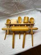 Keukenrekje deegroller enz oud, Antiek en Kunst, Ophalen of Verzenden