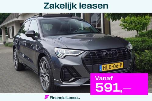 Audi Q3 35 TFSI S-line Pano/Leer/Virtual/Camera/20 inch/Ambi, Auto's, Audi, Bedrijf, Lease, Financial lease, Q3, ABS, Achteruitrijcamera