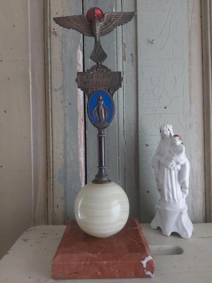 Mooi antiek altaarstuk van LEGIOEN VAN MARIA, Antiek en Kunst, Curiosa en Brocante, Ophalen of Verzenden