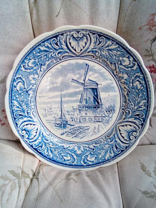 Antiek Delfts blauw wandbord., Antiek en Kunst, Antiek | Wandborden en Tegels, Ophalen of Verzenden