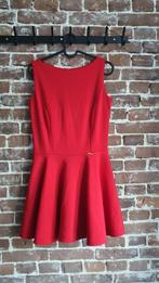 Leuk Rode Numoco A-line Peplum Jurkje Maat S, Kleding | Dames, Jurken, Ophalen of Verzenden, Maat 38/40 (M), Rood, Boven de knie