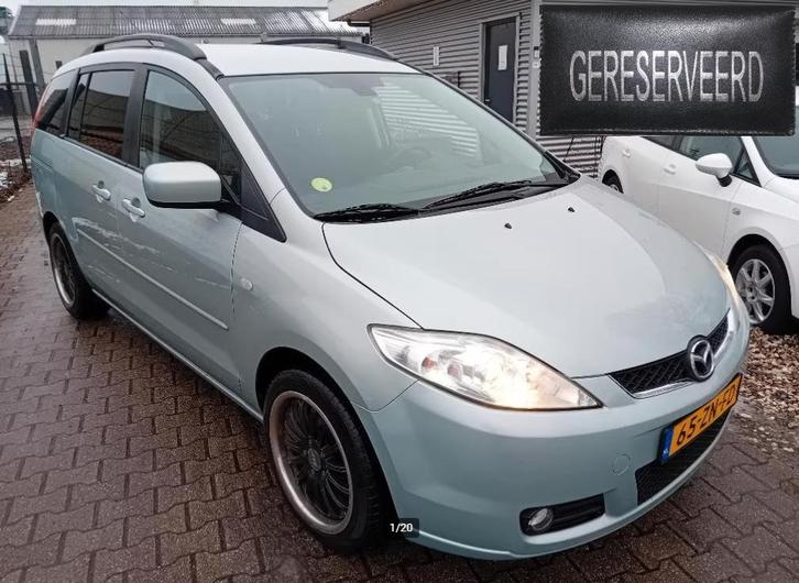 Mazda 5 1.8 BJ2008 7 PERSOONS, TREKHAAK, Auto's, Mazda, Bedrijf, ABS, Airbags, Airconditioning, Boordcomputer, Centrale vergrendeling