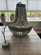 Mooie Hanglamp met Houten Kralen, Huis en Inrichting, Ophalen, Zo goed als nieuw, Hout