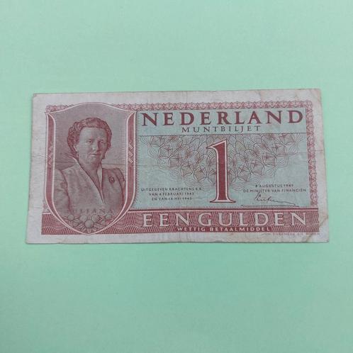 1 gulden Muntbiljet uit 1949 Juliana. In ZF, Postzegels en Munten, Bankbiljetten | Nederland, Los biljet, 1 gulden, Ophalen of Verzenden
