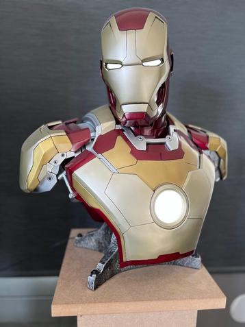 iron man mark 42 life-size bust  beschikbaar voor biedingen