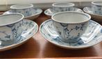 Set van 6 Thüringen porseleinen kop en schotels Strohblumen, Ophalen