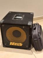 Te koop: bas installatie: Ampeg incl.tas & Markbass cabinet, Muziek en Instrumenten, Versterkers | Bas en Gitaar, Ophalen, Zo goed als nieuw