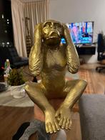 Ornament HD Living Monkey Gold 19 x 18,5 cm, Ophalen, Zo goed als nieuw