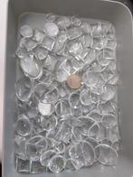 Partij glas cabochons voor epoxy of herrinerings sieraden, Ophalen of Verzenden, Mineraal