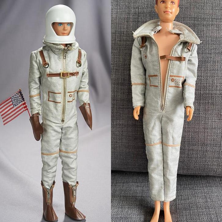 Vintage Mattel Allan Pop – 1964 + Ken Space-suit 1965, Verzamelen, Poppen, Zo goed als nieuw, Pop, Ophalen of Verzenden