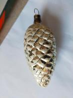 VINTAGE DENNENAPPEL OUD GLAZEN KERSTBAL RETRO  70 80, Verzamelen, Retro, Ophalen of Verzenden, Overige typen