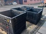Opvouwbare palletbox, palletkist, volumebak, Ophalen, Rond, Kunststof, Minder dan 30 cm