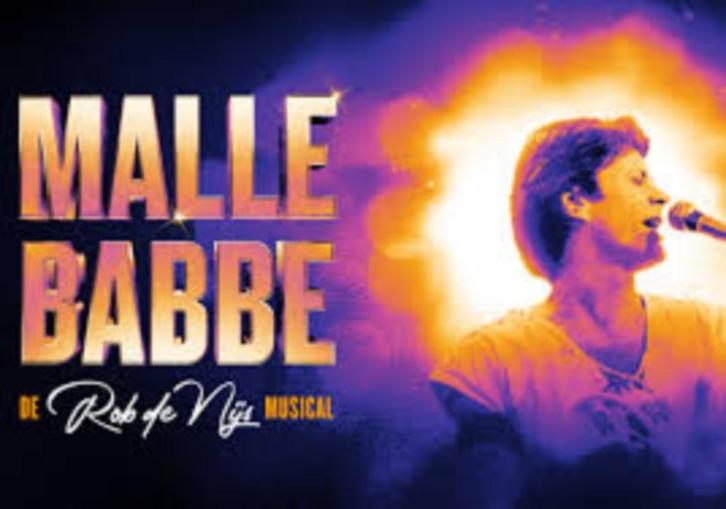 2 tickets Malle Babbe – de Rob de Nijs Musical. 19-09-2025, Tickets en Kaartjes, Theater | Musical, Twee personen, September