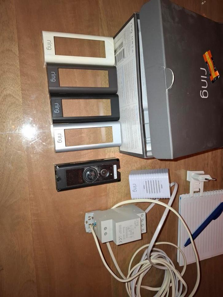 Ring Video Deurbel - Compleet!, Huis en Inrichting, Deurbellen, Gebruikt, Draadloos, Compatibel met smartphone, Bewegingsdetectiesensor