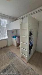 IKEA SMÅSTAD hoogslaper wit!!, Ophalen, Zo goed als nieuw, Eenpersoons