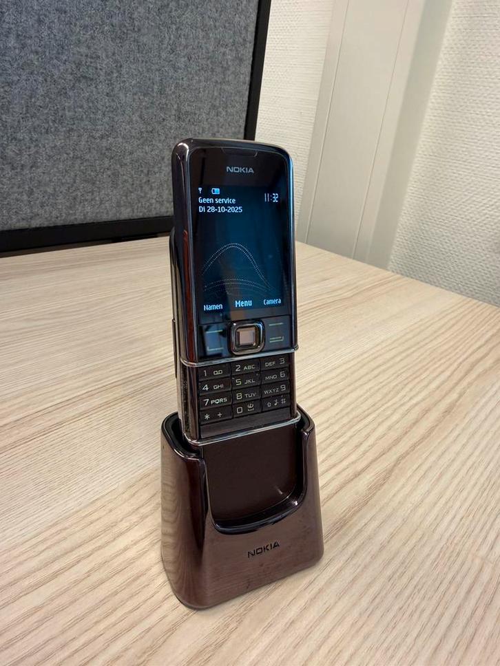Nokia 8800 Arte Sapphire in topstaat. Collectors item!, Telecommunicatie, Mobiele telefoons | Nokia, Zo goed als nieuw, Zwart