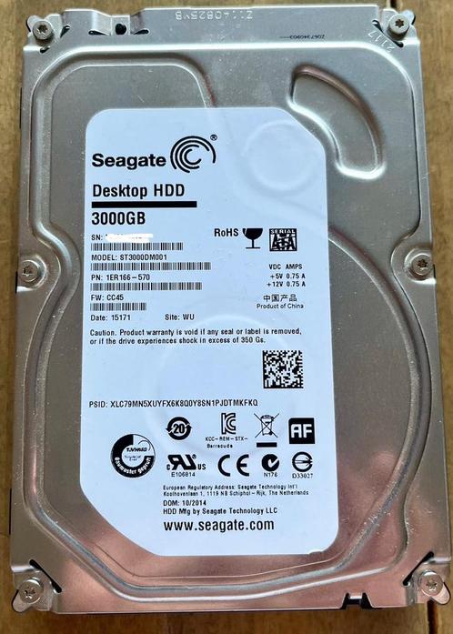 Hard Drive SATA III 6 GB/s 7200rpm 64 MB, Computers en Software, Harde schijven, Gebruikt, Ophalen of Verzenden