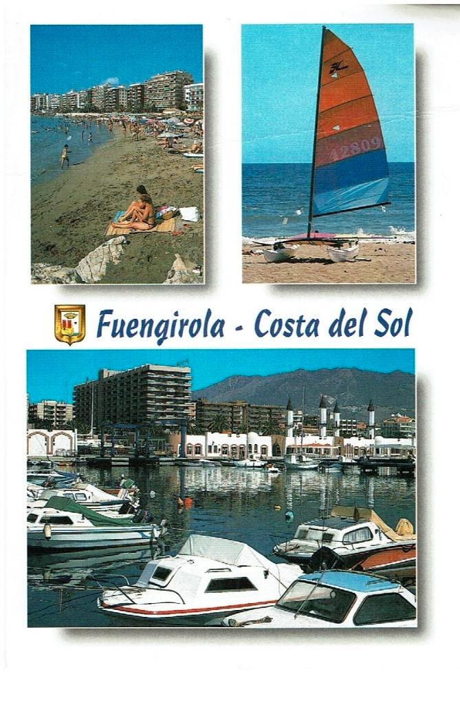 Ansichtkaart Spanje, Feungirola, Costa del Sol, watersport, Verzamelen, Ansichtkaarten | Buitenland, Gelopen, Spanje, 1980 tot heden
