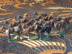 14 paarden mooi oud antiek speelgoed uit Engeland van tin., Antiek en Kunst, Antiek | Speelgoed, Ophalen of Verzenden