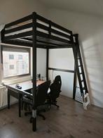Hoogslaper 140x200 met bureau, Huis en Inrichting, Slaapkamer | Stapelbedden en Hoogslapers, Ophalen, Hoogslaper, 140 cm, Zo goed als nieuw