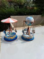 Vintage Tin Speelgoed Carrousel Set, Ophalen