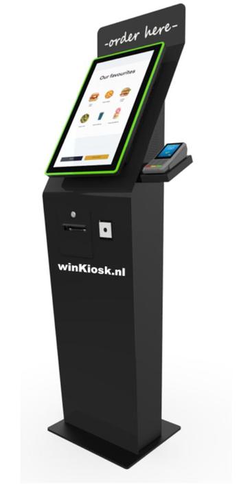 Self order kiosk met WinKiosk Software - Horeca Retail POS beschikbaar voor biedingen