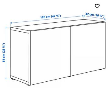 2 zwart hout Ikea besta op custom zwarte poten - afbeelding 5