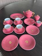 Maroeska Metz Kinderservies Thee  Roze, Gebruikt, Ophalen of Verzenden, Overige stijlen, Aardewerk