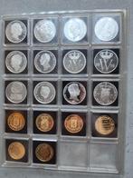 Verzameling van 18 stuks Jubileumherslagen met certificaat, Postzegels en Munten, Penningen en Medailles, Ophalen, Overige materialen