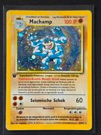 Pokémon Machamp Base Set Unlimited 8/102 - Played (PL), Ophalen of Verzenden, Gebruikt, Losse kaart, Foil