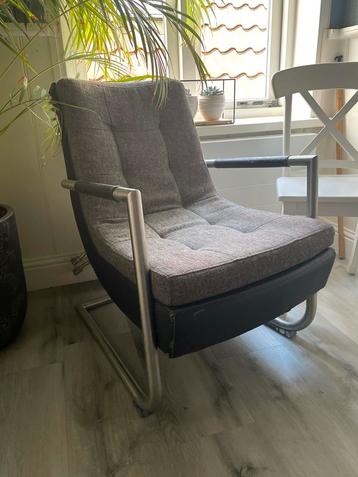 Leuke fauteuil - stof & skai