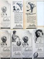 125+ vintage reclames apotheek drogist producten 1935-38, Verzenden, Gebruikt, Reclamebord