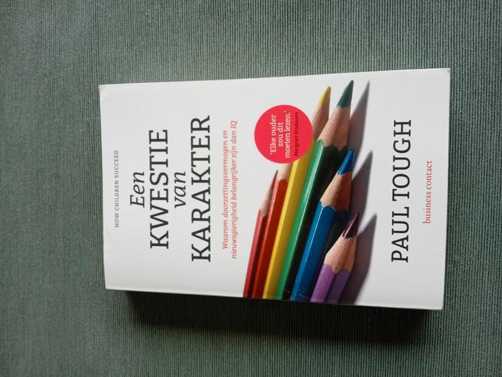 Paul Tough - Een kwestie van karakter, Boeken, Zwangerschap en Opvoeding, Zo goed als nieuw, Zwangerschap en Bevalling, Ophalen of Verzenden
