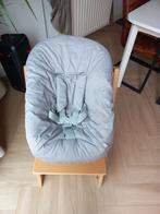 Stokke Babyset met bekleding grijs, Ophalen of Verzenden, Gebruikt, Meegroeistoel, Stoelverkleiner