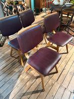 Vintage stoelen - skai - curiosa, Ophalen, Zo goed als nieuw