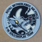 RNAF KLu F16 FIGHTING FALCON SOLO DISPLAY TEAM, Verzamelen, Embleem of Badge, Nederland, Luchtmacht, Ophalen of Verzenden