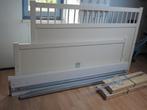 Ledikant met lattenbodem 180 x 200, Ophalen, Gebruikt, Wit, Tweepersoons
