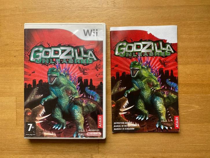 Godzilla unleashed wii, Spelcomputers en Games, Games | Nintendo Wii, Zo goed als nieuw, Racen en Vliegen, 3 spelers of meer, Vanaf 3 jaar