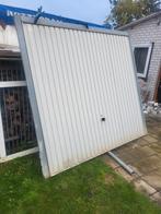 Garagedeur gratis af te halen., Doe-het-zelf en Verbouw, Deuren en Horren, Ophalen, Gebruikt, Garagedeur, 120 cm of meer