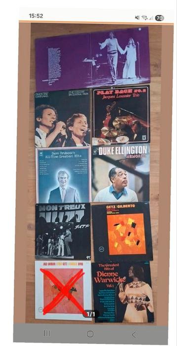 Verschillende Jazz, Blues en klassieke lp's beschikbaar voor biedingen
